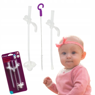 Sada 2 náhradných slamiek s kefou B.Box BB00525